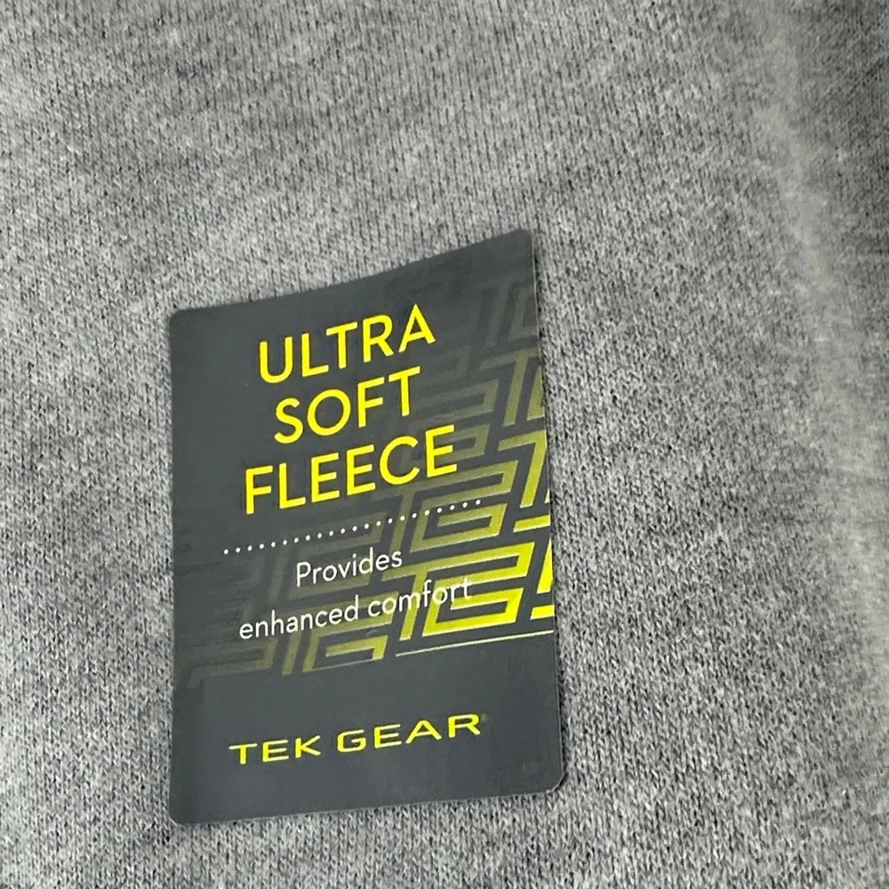 Tek Gear Heather Gray Fleece Pullover - Picture 4 of 5